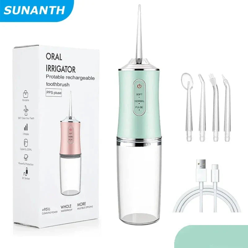 Irrigador Dental portátil oral/BrilhoJet saúde bucal